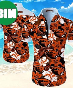 NCAA Oregon State Beavers Tropical Hawaiian Shirt, Perfect for Summer