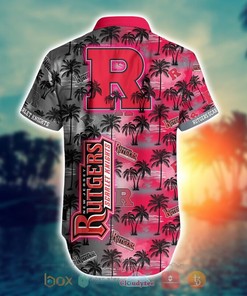 NCAA Rutgers Scarlet Knights Coconut Hawaiian Shirt and Shorts - Perfect for Summer