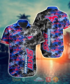 NCAA SMU Mustangs Coconut Hawaiian Shirt and Shorts - Perfect for Summer