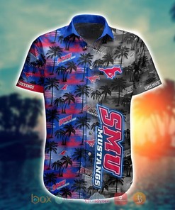 NCAA SMU Mustangs Coconut Hawaiian Shirt and Shorts - Perfect for Summer