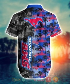 NCAA SMU Mustangs Coconut Hawaiian Shirt and Shorts - Perfect for Summer