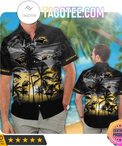 NCAA Southern Miss Golden Eagles Coconut Tree Hawaiian Shirt - Perfect for Fans of the Golden Eagles