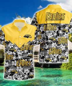 NCAA Southern Miss Golden Eagles Tropical Seamless Hawaiian Shirt - Perfect for Game Day or Any Day