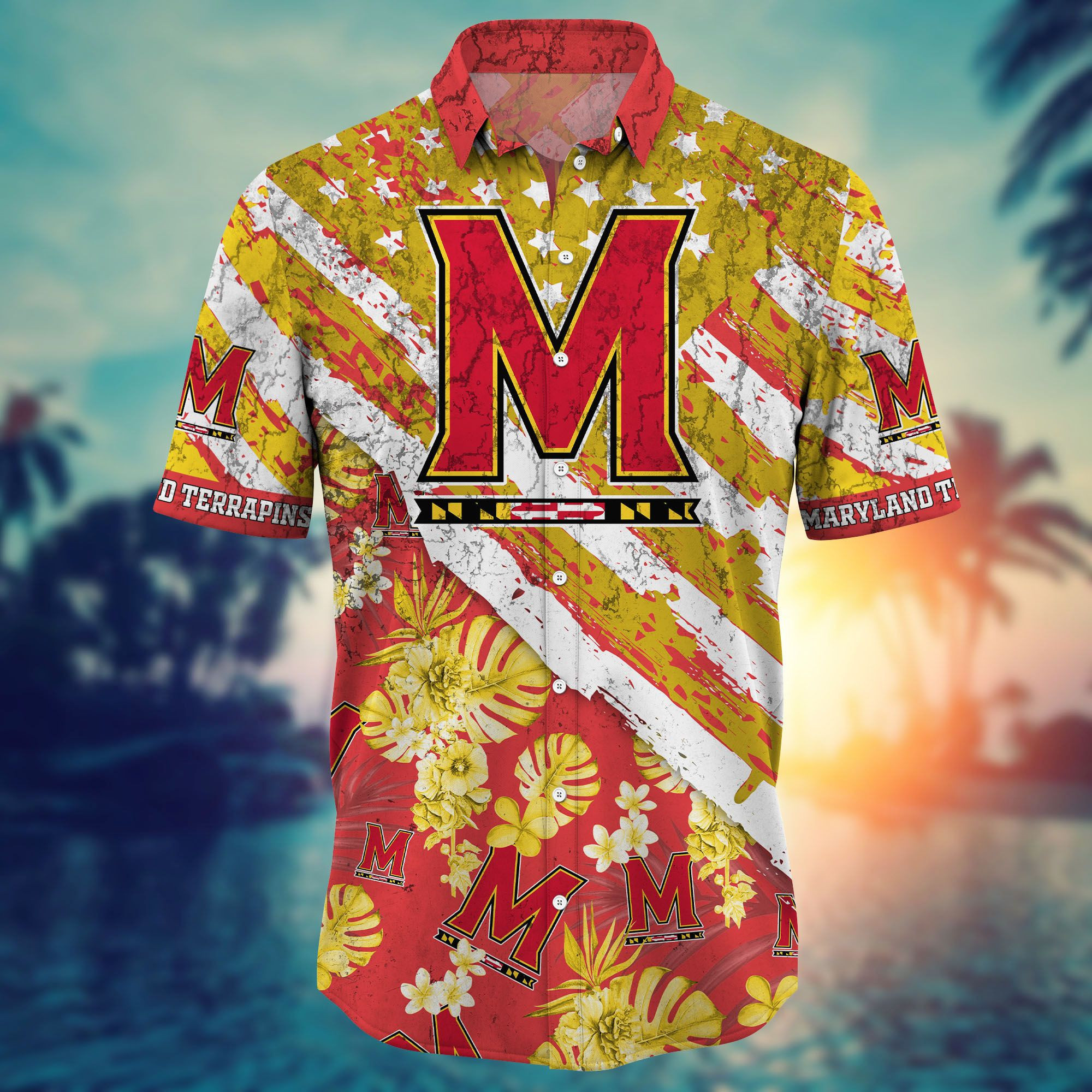 NCAA3-Hawaii Shirt Style Hot Trending for Men and Women Maryland Terrapins
