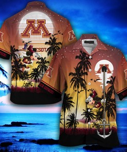 NCAA3-Summer Hawaii Shirt New Collection for Fans Featuring Minnesota Golden Gophers TD32809
