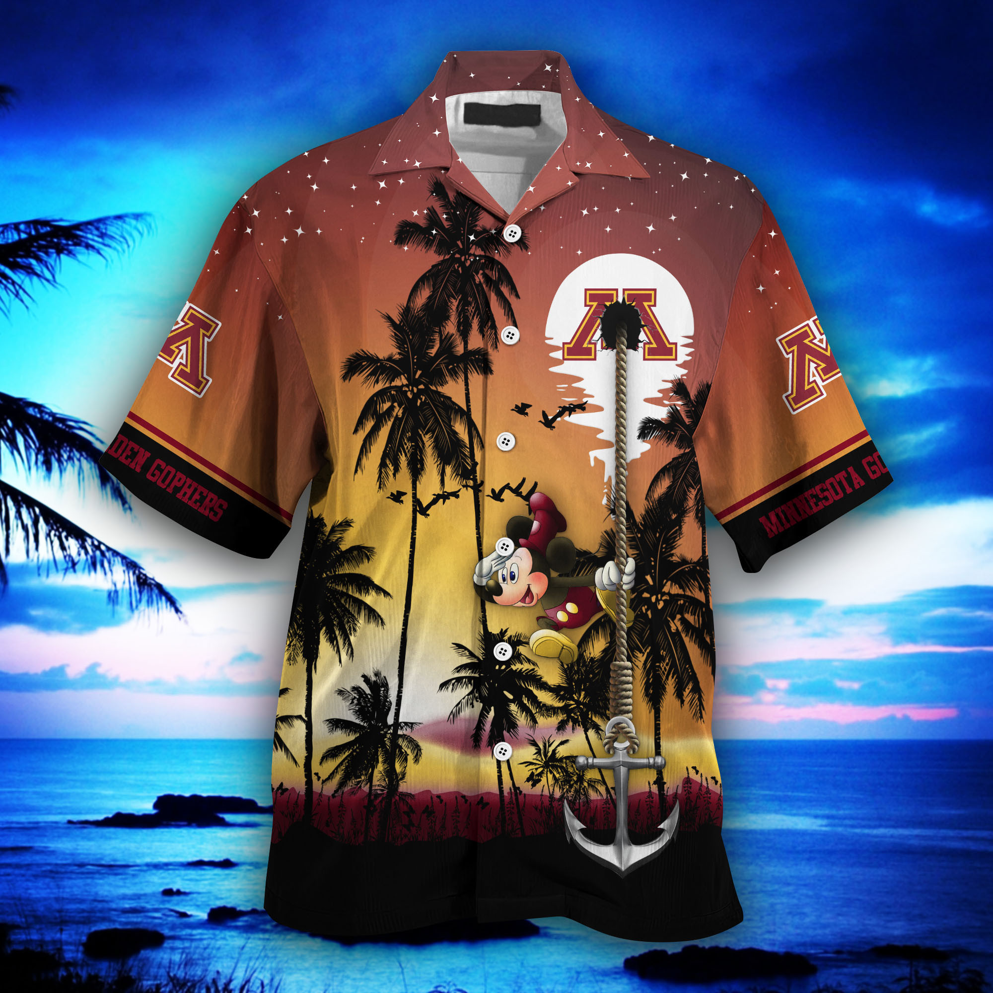 NCAA3-Summer Hawaii Shirt New Collection for Fans Featuring Minnesota Golden Gophers TD32809