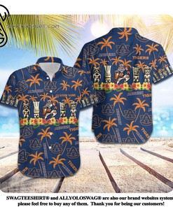 NFL Auburn Tigers Custom Name Summer Hawaiian Shirt for Men and Women 