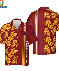 NFL Phoenix Hawaiian Shirt with Floral Pattern, Ideal for Casual Summer Days