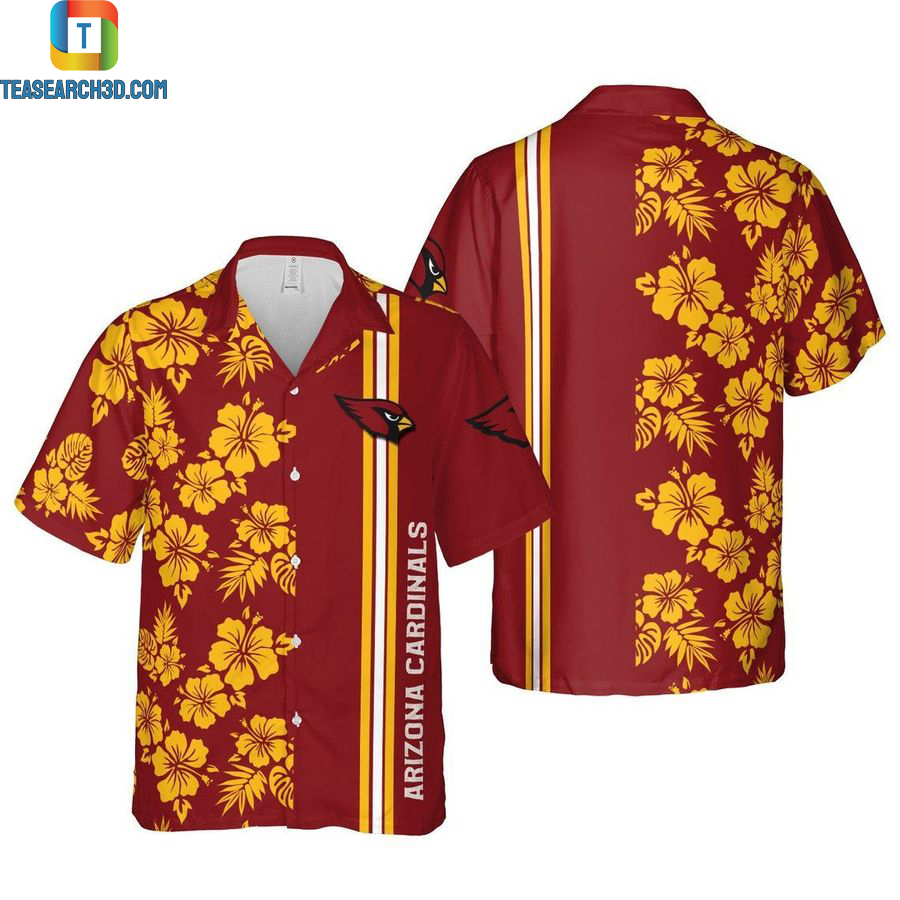 NFL Phoenix Hawaiian Shirt with Floral Pattern, Ideal for Casual Summer Days