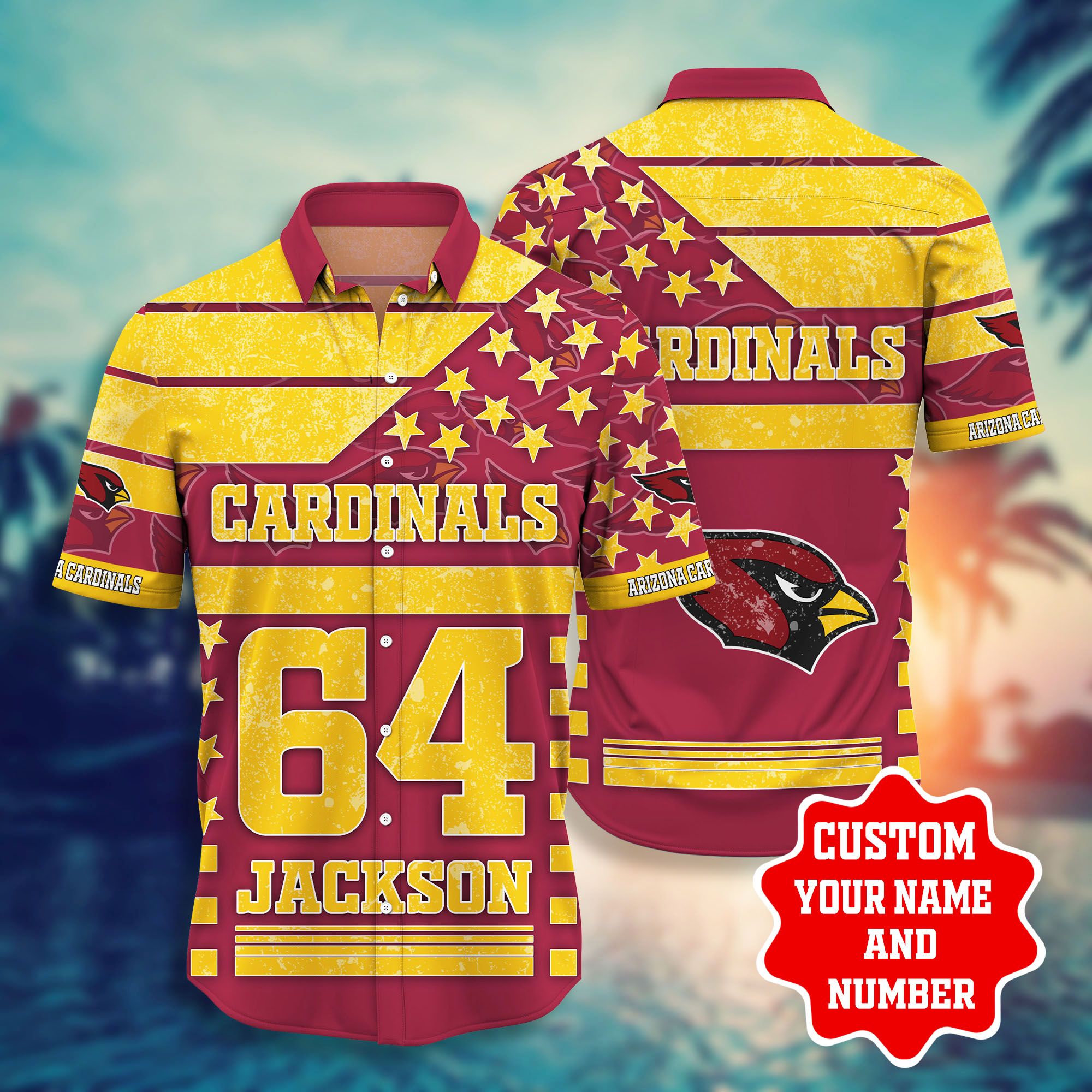 NFL-customized Summer Hawaii Shirt for Arizona Cardinals Fans