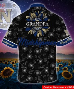 Navy Midshipmen Hawaiian Shirt - Available Now!