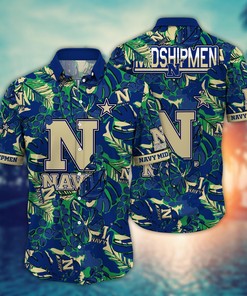 Navy Midshipmen NCAA Flower Hawaii Shirt For Fans Ver 14