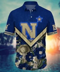 Navy Midshipmen NCAA Flower Hawaii Shirt For Fans Ver 18
