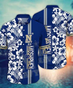 Navy Midshipmen NCAA Flower Hawaii Shirt For Fans Ver 26