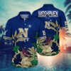 Navy Midshipmen NCAA Flower Hawaii Shirt For Fans Ver 5