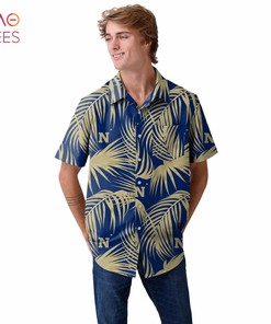 Navy Midshipmen NCAA Mens Hawaiian 3D Shirt - Perfect for Fans of All Ages