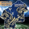Navy Midshipmen NCAA US Flag Flower Hawaii Shirt For Fans