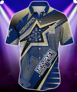 Navy Midshipmen NCAA3-Hawaii Shirt - Best Summer Gift for Fans who Love Hawaiian Shirts for Men