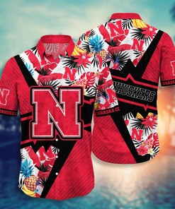 Nebraska Cornhuskers NCAA Flower Hawaii Shirt For Fans Ver 12