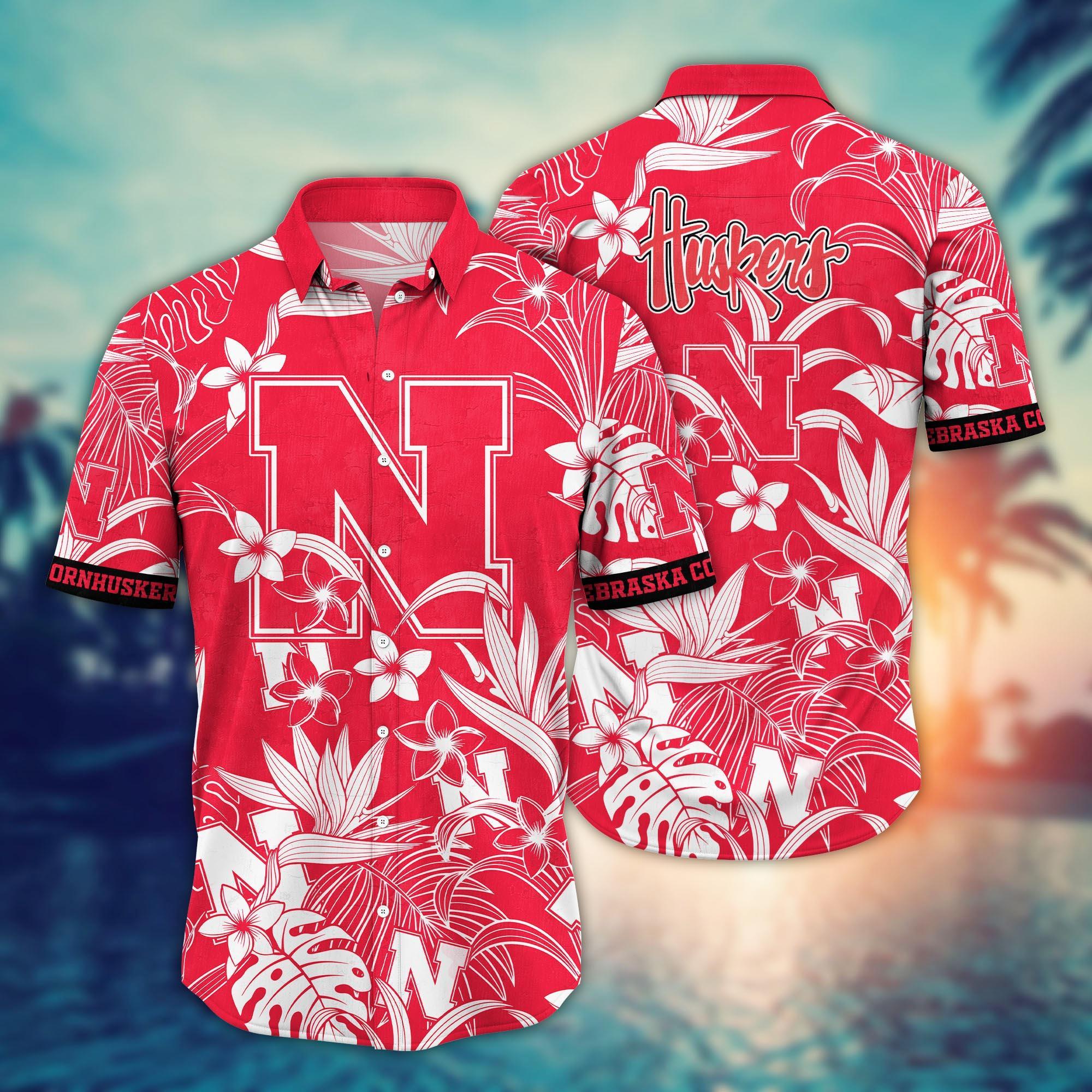 Nebraska Cornhuskers NCAA Flower Hawaii Shirt For Fans Ver 14