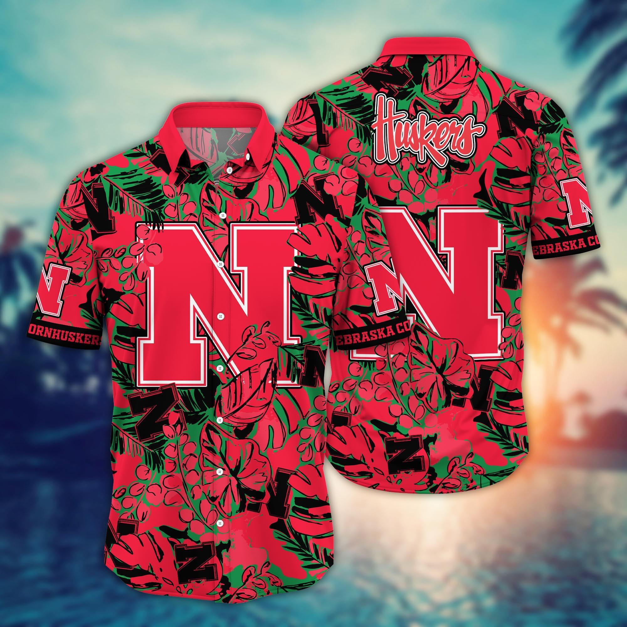 Nebraska Cornhuskers NCAA Flower Hawaii Shirt For Fans Ver 27