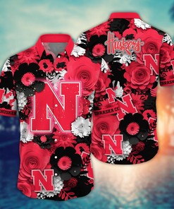 Nebraska Cornhuskers NCAA Flower Hawaii Shirt For Fans Ver 35