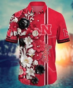 Nebraska Cornhuskers NCAA Flower Hawaii Shirt For Fans Ver 37