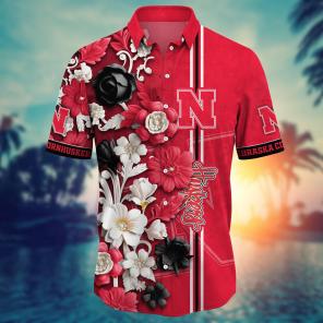 Nebraska Cornhuskers NCAA Flower Hawaii Shirt For Fans Ver 37