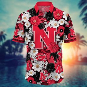 Nebraska Cornhuskers NCAA Flower Hawaii Shirt For Fans Ver 4