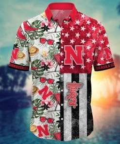 Nebraska Cornhuskers NCAA Flower Hawaii Shirt For Fans Ver 9