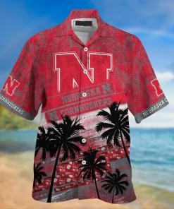 Nebraska Cornhuskers NCAA Palm Tree Pattern Hawaii Shirt For Sports Fans