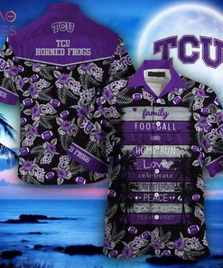 New Summer Gift: LIMITED EDITION TCU Horned Frogs Hawaiian Shirt