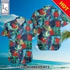 North Carolina State Wolfpack Floral Tropical Hawaiian Shirt - Perfect for Fun in the Sun