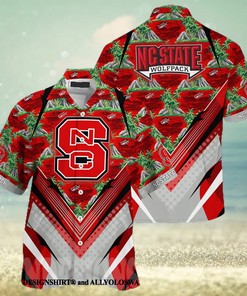 North Carolina State Wolfpack Summer Hawaiian Shirt and Shorts Set for Sports Fans