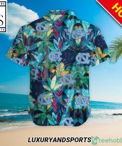 North Carolina Tar Heels Floral Tropical Hawaiian Shirt - Perfect for Fun in the Sun