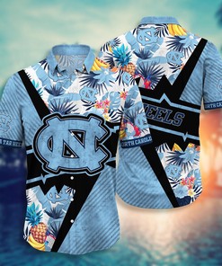 North Carolina Tar Heels NCAA Flower Hawaii Shirt For Fans Ver 11