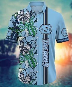 North Carolina Tar Heels NCAA Flower Hawaii Shirt For Fans Ver 14