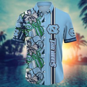 North Carolina Tar Heels NCAA Flower Hawaii Shirt For Fans Ver 14