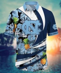 North Carolina Tar Heels NCAA Flower Hawaii Shirt For Fans Ver 17