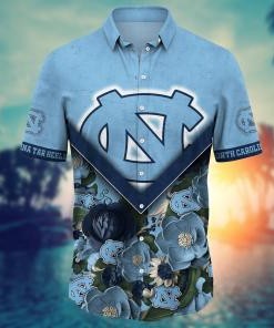 North Carolina Tar Heels NCAA Flower Hawaii Shirt For Fans Ver 18