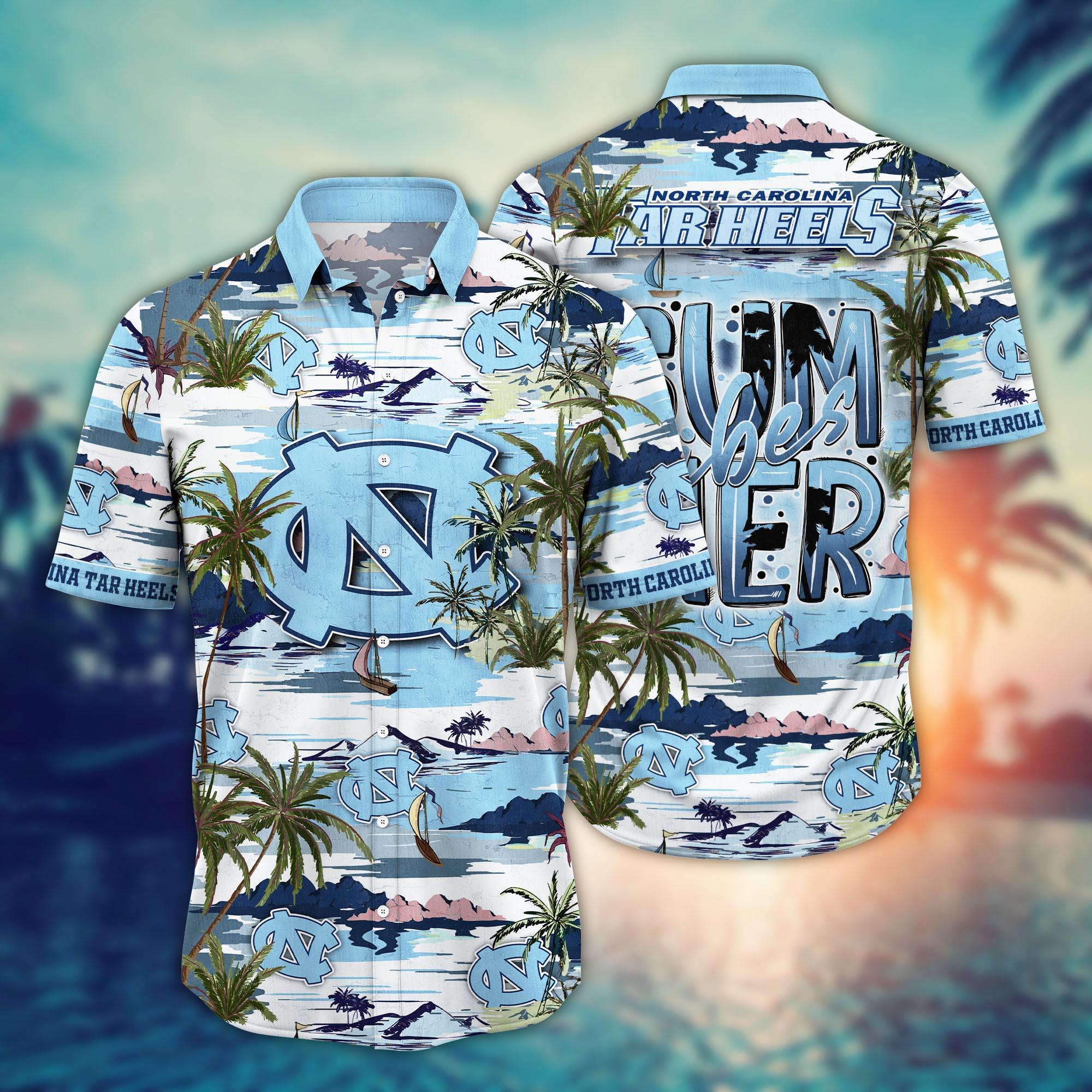 North Carolina Tar Heels NCAA Flower Hawaii Shirt For Fans Ver 19