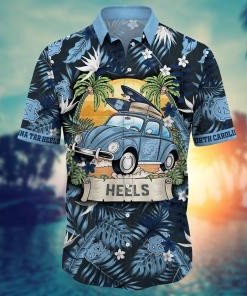 North Carolina Tar Heels NCAA Flower Hawaii Shirt For Fans Ver 2