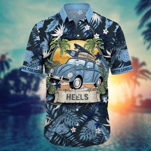 North Carolina Tar Heels NCAA Flower Hawaii Shirt For Fans Ver 2