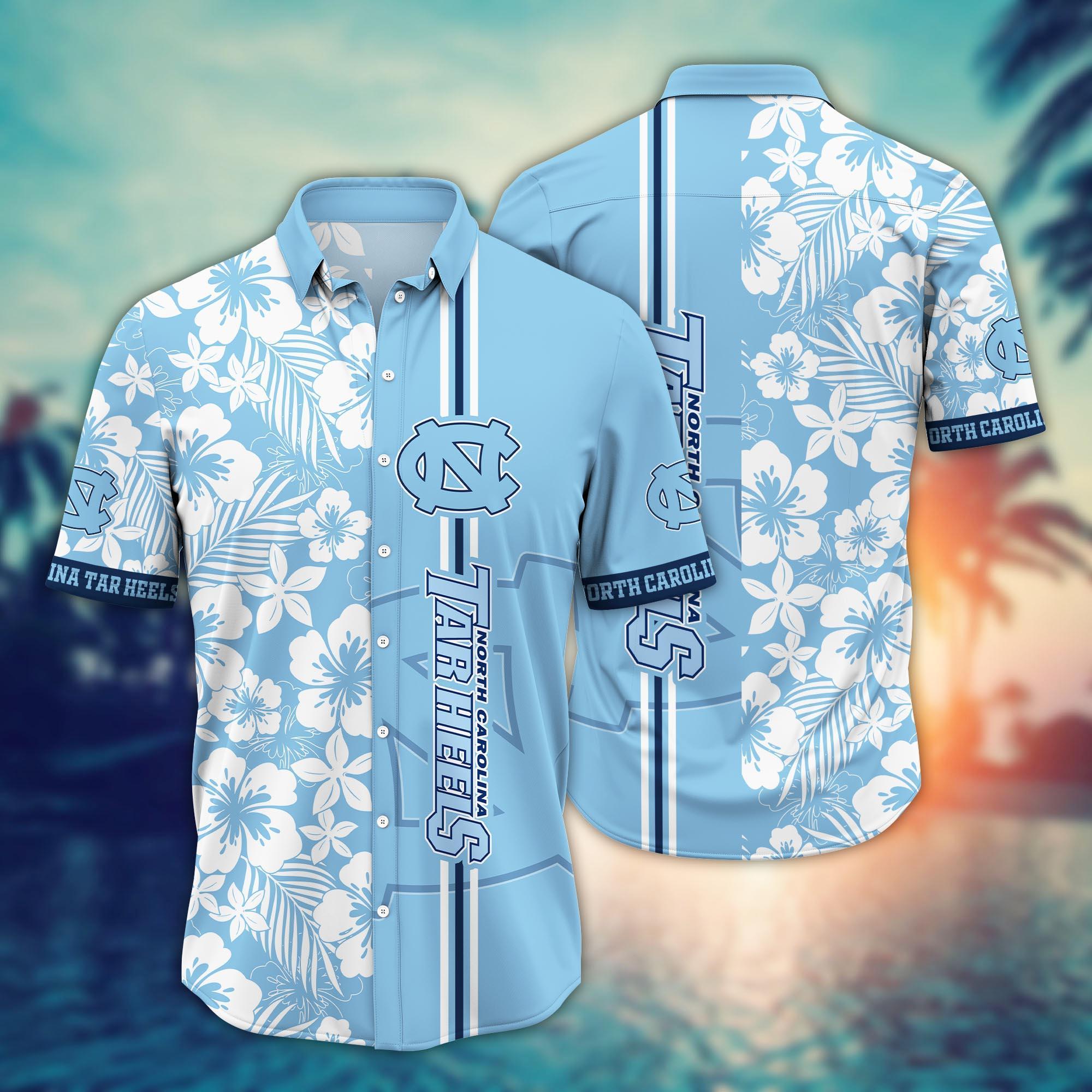 North Carolina Tar Heels NCAA Flower Hawaii Shirt For Fans Ver 20