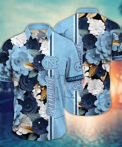 North Carolina Tar Heels NCAA Flower Hawaii Shirt For Fans Ver 23