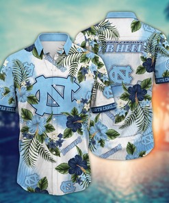 North Carolina Tar Heels NCAA Flower Hawaii Shirt For Fans Ver 28