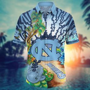 North Carolina Tar Heels NCAA Flower Hawaii Shirt For Fans Ver 3