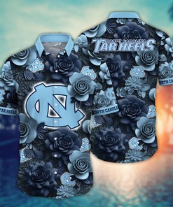 North Carolina Tar Heels NCAA Flower Hawaii Shirt For Fans Ver 34