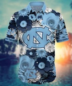 North Carolina Tar Heels NCAA Flower Hawaii Shirt For Fans Ver 35