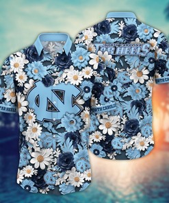 North Carolina Tar Heels NCAA Flower Hawaii Shirt For Fans Ver 4